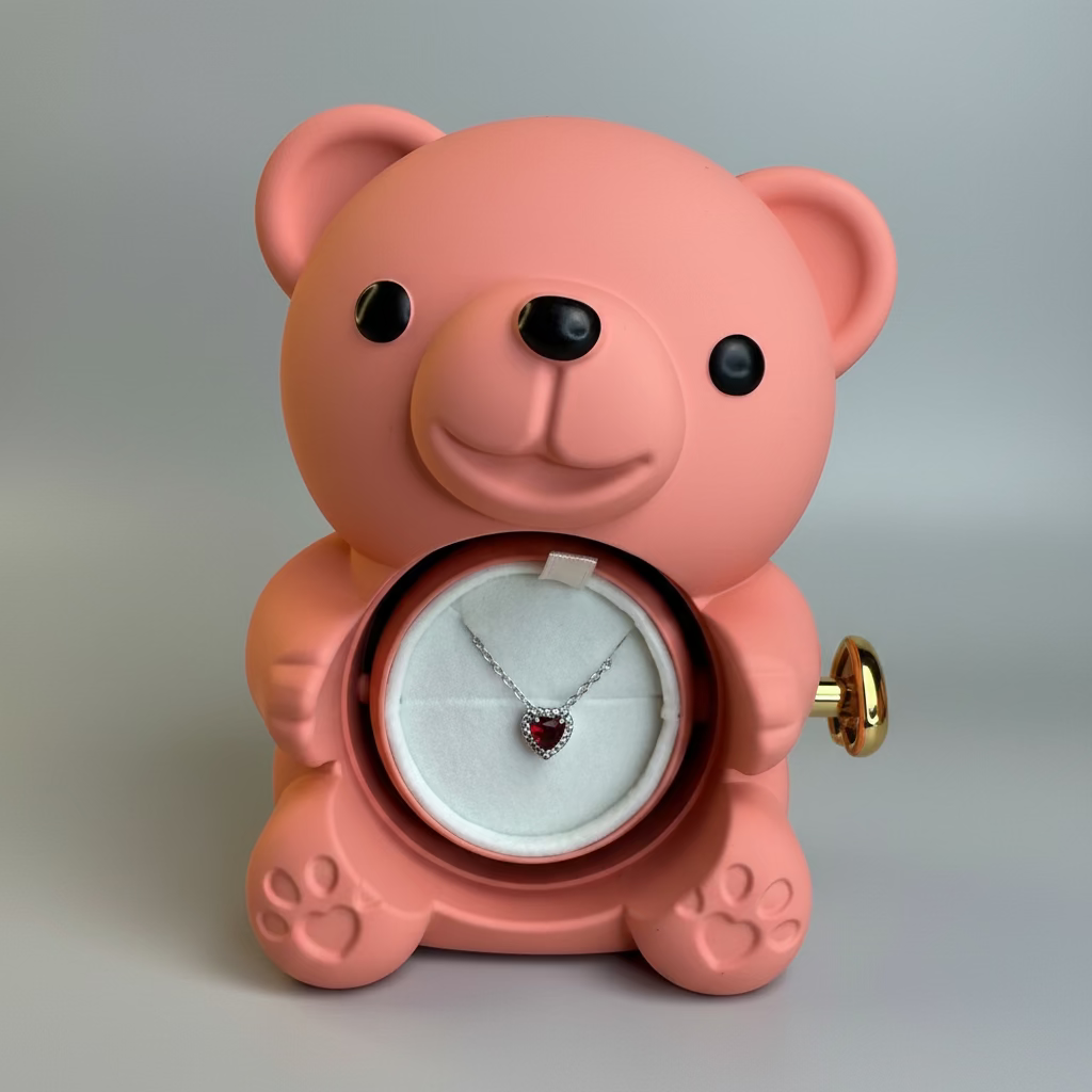 Teddy Bear Mini Pink Box