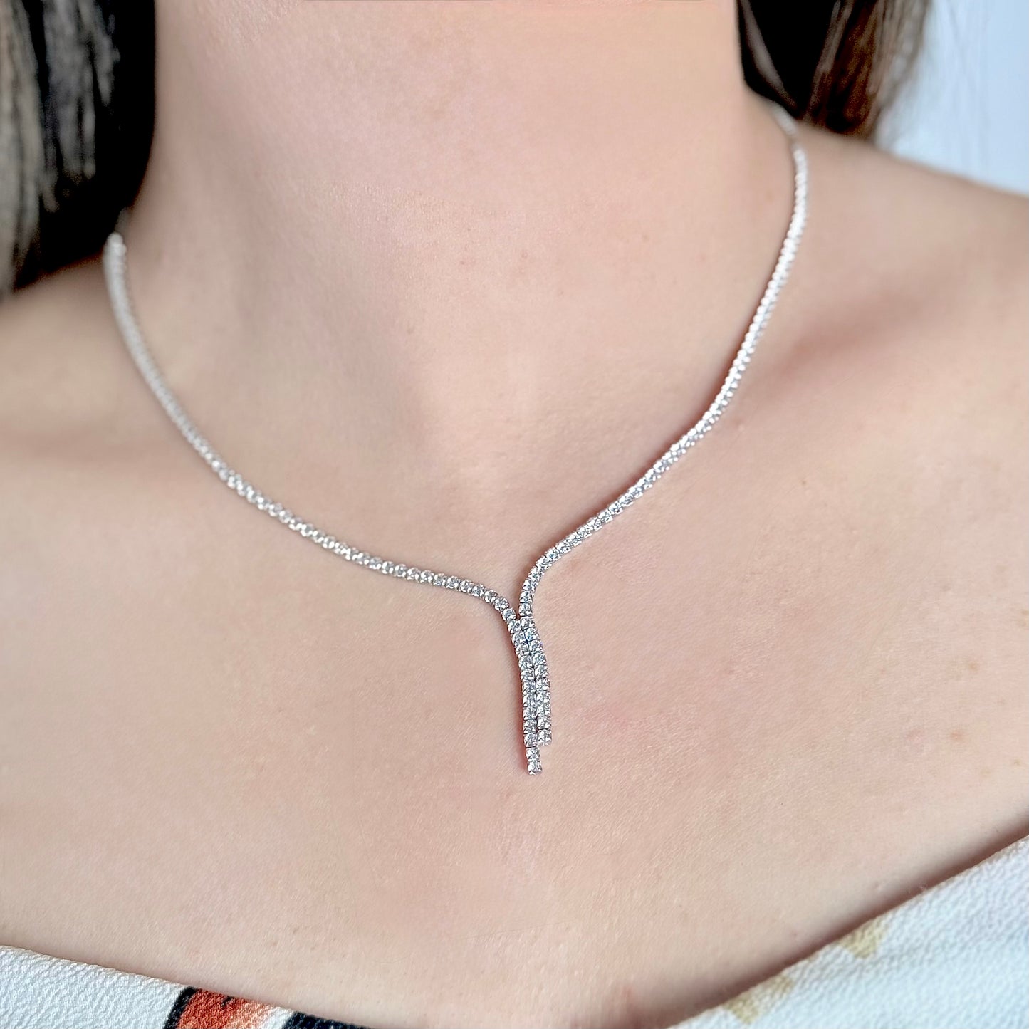 Tennis Y-Necklace
