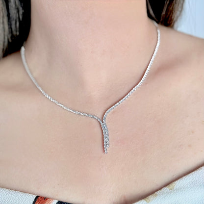 Tennis Y-Necklace