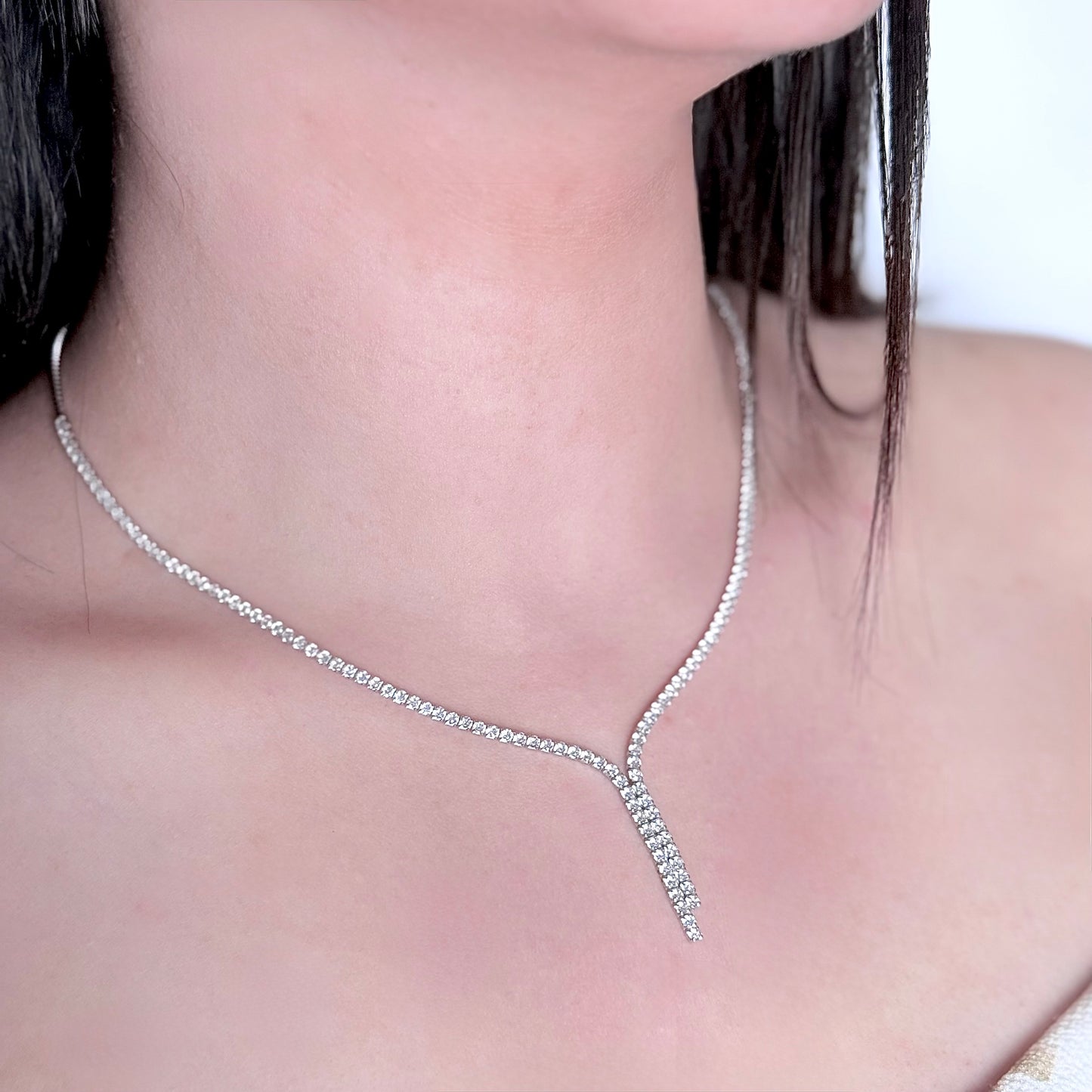 Tennis Y-Necklace