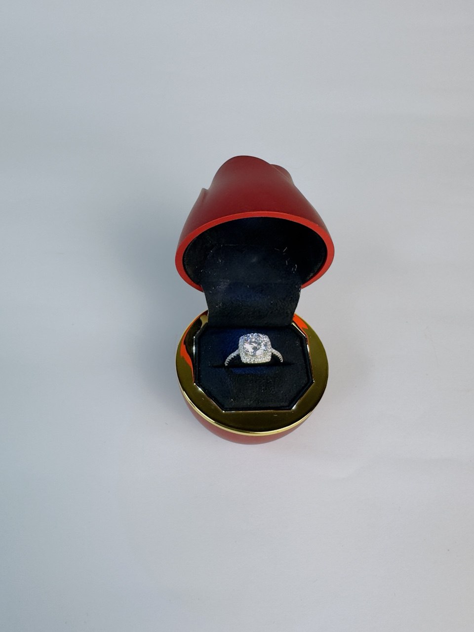 Red Rose Ring Box