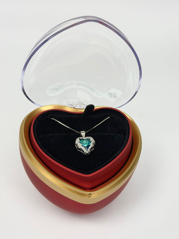 Heart box & Angel Heart Necklace 30% OFF
