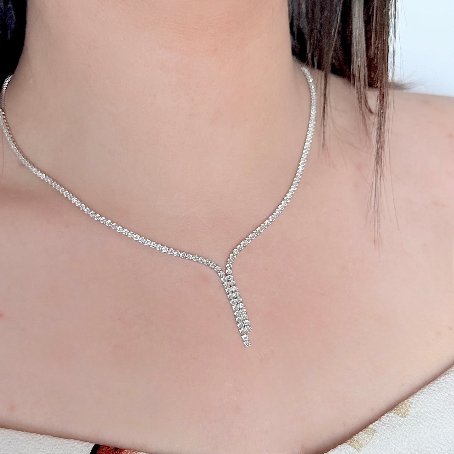 Tennis Y-Necklace