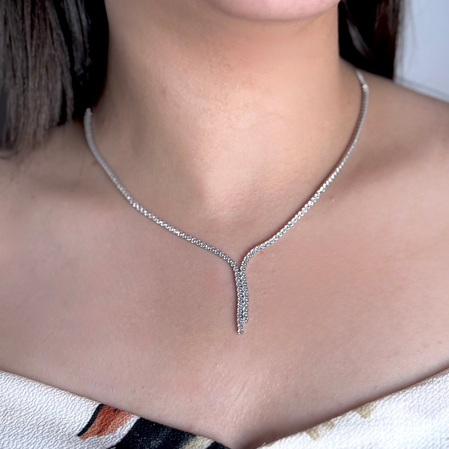 Tennis Y-Necklace